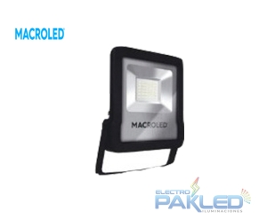 REFLECTOR LED PRO FLSV2 30W/865 2700LM BK MACROLED