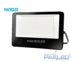 REFLECTOR LED EFL 200W/865 18000LM BK MACROLED