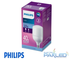 FOCO  LED ALTA POTENCIA 40W 6500K 100-240V E27 4000LM TRUEFORCE PHILIPS