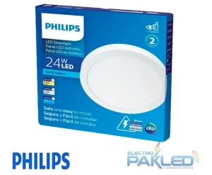 PANEL LED PLAFON CIRCUL 24W/865 2000LM 110-240V IP20 ADOS DL252 G2 PHILIPS