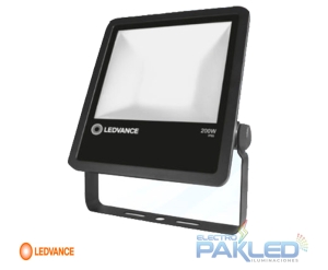 REFLECTOR LED 200W 100-277V 5000K IP65 NEGRO FLOODLIGHT LEDVANCE