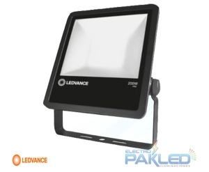 REFLECTOR LED 200W 100-277V 5000K IP65 NEGRO FLOODLIGHT LEDVANCE