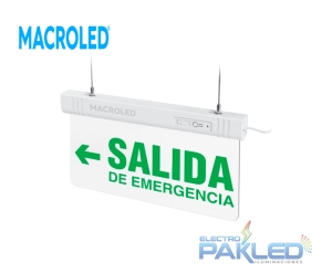 SEÑAL DE EMERGENCIA LED (CSL-EME-IZQ) MACROLED