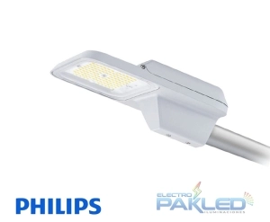 LUMINARIA LED ALUMBRADO PUBLICO 100W 220-240V 4000K IP66 P/POSTE BRP491 PHILIPS