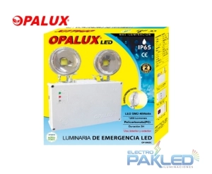 LUZ DE EMERGENCIA LED 40W 6500K 1200Lm 220-240V 60Hz IP65 OP-9965C OPALUX  