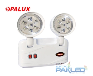 LUZ DE EMERGENCIA 14LED 4.4W 8HORAS 6500K 220V 60Hz IP42 SMD5630 SLIM 9101.22OLED OPALUX