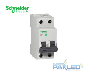 LLAVE TERMICA P/RIEL 2P 10A 230/400VAC 10/6KA EASY9 EZ9F56210 SCHNEIDER 